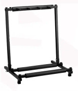 Foldable Long Metal Guitar Display Stand Shelf, Specification:Three Racks