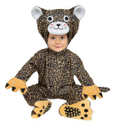 FUNIDELIA Maskeraddräkt leopard för bebis - Brun
