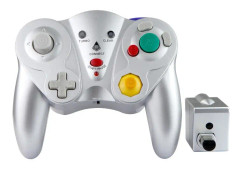 HY-5201 2.4HGz Wireless Gamepad For Nintendo NGC, Color of the product: Silver