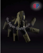 BP Workwear Arbetsbyxor i polyamid och elastan för kvinnor Midnattsblå/svart Storlek 42 - 1862-620-1432
