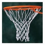 Par 6mm nylon (polyamid) basketnät Sporti France - vit - TU