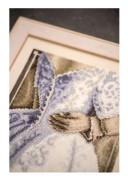 Vervaco Counted Cross Stitch Kit 8"X11.6"-Första dans på Aida (14 Count)