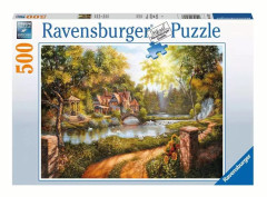 Ravensburger Pussel, Stuga vid floden 500 bitar