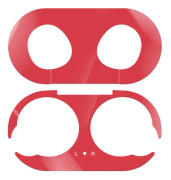 For Galaxy Buds Wireless Bluetooth Earphone Metal Protective Sticker(Red)