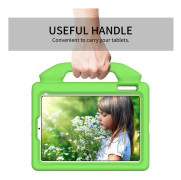For iPad mini 6 EVA Material Children Flat Anti Falling Cover Protective Shell with Thumb Bracket(Green)
