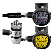 Cressi Regulator Set Xs Compact Ac2 Din Svart,Silver