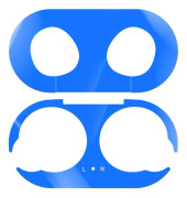 For Galaxy Buds Wireless Bluetooth Earphone Metal Protective Sticker(Blue)