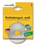 Schellenberg Rulljalusiband Vit 14mm 6,0 m - 46003