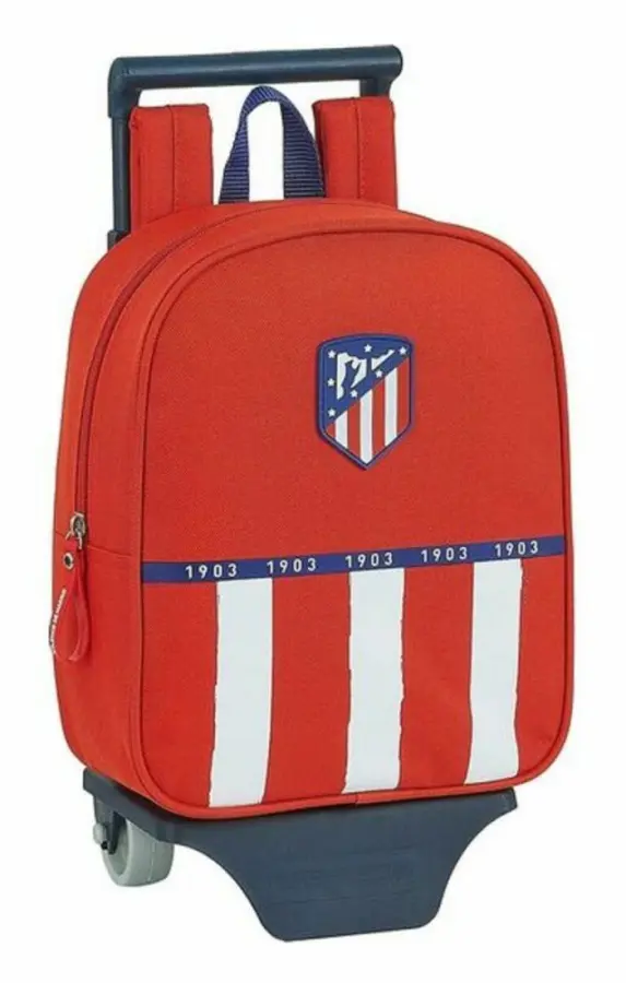 Skolväska med hjul 805 Atlético Madrid 20/21 Blå Vit Röd