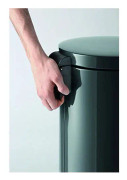 Slitstark 341158 pedalbehållare metall antracit 12 L