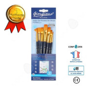 CONFO® Akvarellpenna nylon pensel akryl pensel oljemålning pensel set konst student gouache