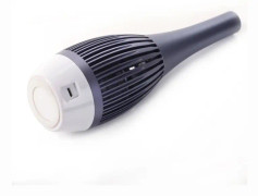 Vaser Kreativa presenter Smart Liten Bärbar Bluetooth Högtalare Hem Ljud Högtalare Färgglad LED Subwoofer Blå