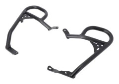 Set med 2 motorcykelvevhusskydd i rostfritt stål SW-Motech BMW F 650/ 700/ 800 GS - svart - TU