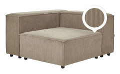 Hörnsektion Brun Manchester 1-sits Soffa Modul Modern Enkelsits