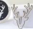 8 PCS/Set Deer Head Paper Clip Shaped Paper Clip Creative Shape Pin Bookmark