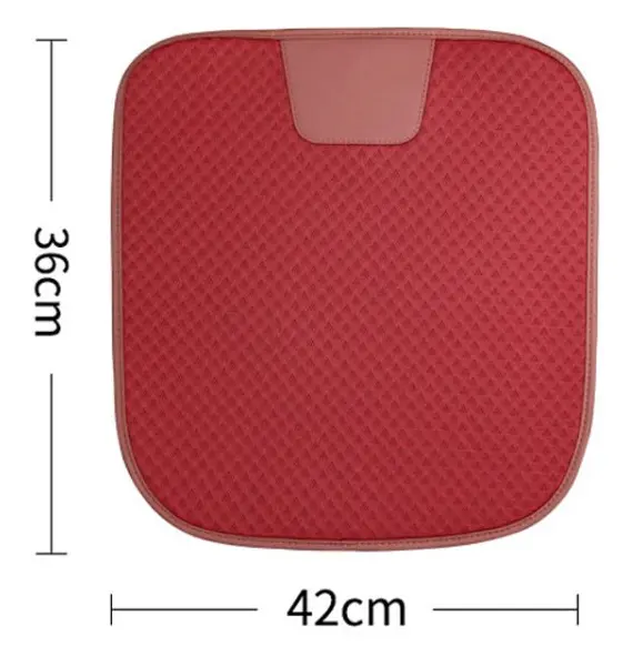 Car Seat Without Backrest Ice Silk Cushion(Saddle Brown)