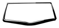 For Nissan 370Z Z34 2009- Car Multimedia Navigation Button Panel Decorative Sticker, Left and Right Drive Universal (Black)