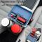 Car Multifunctional Water Cup Holder Armrest Box Paper Box(Blue)
