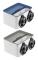 Car Multifunctional Water Cup Holder Armrest Box Paper Box(Blue)