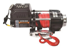 Warrior Winches Ninja 2500lb Vinsch, 12V Armortek syntet