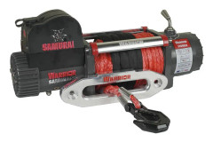 Warrior Winches Samurai 14500lb Premium Vinsch, 12V Armortek syntet
