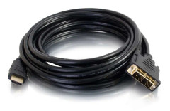 C2G 1m (3ft) HDMI to DVI Cable - HDMI to DVI-D Adapter Cable - 1080p - M/M - Adapterkabel - DVI-D hane till HDMI hane - 1 m - skärmad - svart