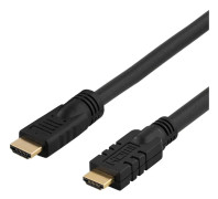 Deltaco HDMI-kabel - Aktiv - 4K - 10m - Svart
