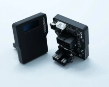 Thermal Grizzly - WireView GPU - 1x 12VHPWR - kontaktstiftsriktning: (R) - 50 x 63 x 33 mm (L x B x H) - OLED - aluminium - svart