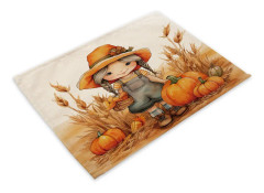 4-pack Halloween bordstabletter-42*32cm