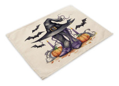 4-pack Halloween bordstabletter-42*32cm