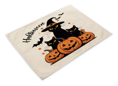 4-pack Halloween bordstabletter 42*32cm