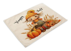 4-pack Halloween bordstabletter-42*32cm