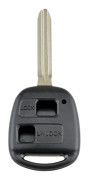 For TOYOTA Car Keys Replacement 2 Buttons Car Key Case with Key Blade