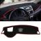 Car Light Pad Instrument Panel Sunscreen Cover Mats for Right Side of BMW X5 (2016) (Please note the model and year)(Red)