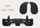 A02 Adjustable Car Auto U-shaped Memory Foam Neck Rest Cushion Seat Pillow (Beige)