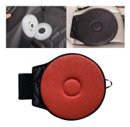 360 Degree Rotation Car Seat Cushion Whirling Seat Mat (Vermilion)