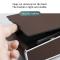 Car Clock Tissue Box Multi-Function Vehicle Instrument Table Paper Towel Box, Style: Clock+Parking Card (Gray)
