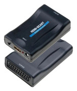 HDMI TILL SCART adapter omvandlare med USB sladd, 1080P