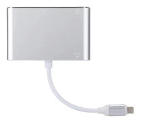 SALALIS Lightning till HDMI + VGA + Audio HUB Adapter Converter för iPhone5 - 5s - 6 - 6s - 6plus - 6splus - 7 - ipad4 - ipa