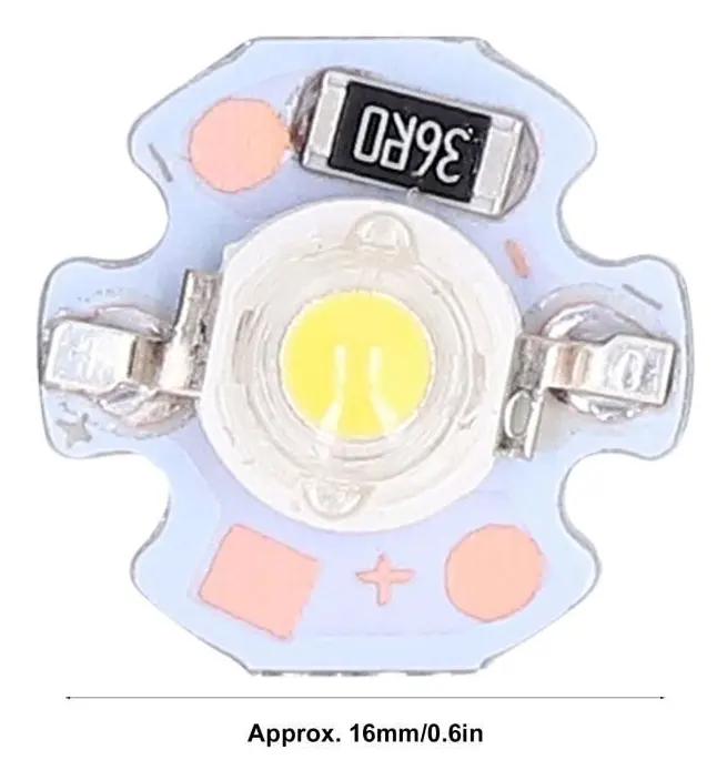 SALALIS Smart Bulb - LED hög ljusstyrka Energisparande gör-det-själv-lampa pärlor med aluminiumplatta (vitt ljus