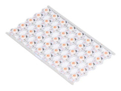 Omabeta LED energibesparande gör-det-själv-lamppärlor med hög ljusstyrka med aluminiumplatta 1W 12V (rött ljus)
