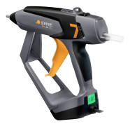 STEINEL GlueMatic 7011, Limpistol, Grå, Orange, LCD, Kartong, Keramiska, Glas, Läder, Plast, Gummi, Trä, 35 g/min, 1,1 cm