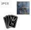 2 PCS Brooch Dark Series Punk Black Retro Brooch Pin(XZ1090)
