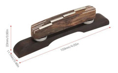 SALALIS Rosewood Gitarr Bridge 4 Strings Delicate Mandolin Musikinstrumenttillbehör (Rosa)