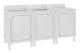Livsmedelsservice - Living Diskho för storkök 180x60x96 cm rostfritt stål