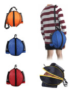 WJ0122 Outdoor Sports One-Shoulder Volleyball Basketball Football Backpack(Blue)