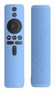 For Xiaomi MiBox S Solid Color Silicone Protective Cover(Sky Blue)