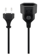 Goobay 64616, 2 m, inomhus, Typ C, Type C (CEE 7/16), Rak, 0,75 mm ²