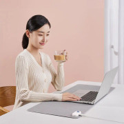 Intelligent Digital Display Timing Heating Mouse Pad Office Desktop Electric Heating Mat, CN Plug, Style:Green 80x33cm