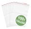 Tryckförslutningspåsar utan textetiketter (B x H) 150 x 200 mm transparent polyeten 100 st
